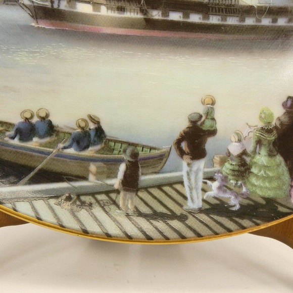 MARCOPOLO Great Clipper Ships Plate Collection 1981 Franklin Porcelain UHH&S - Picture 5 of 11